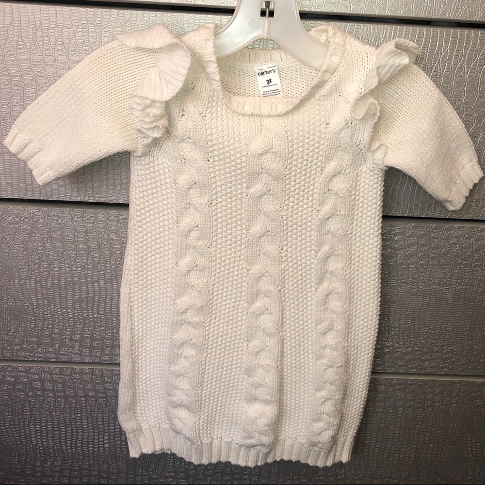 Carter's Dresses Girls Cable Knit Sweater Dress